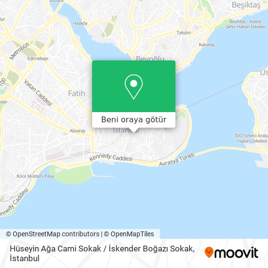 Hüseyin Ağa Cami Sokak / İskender Boğazı Sokak harita