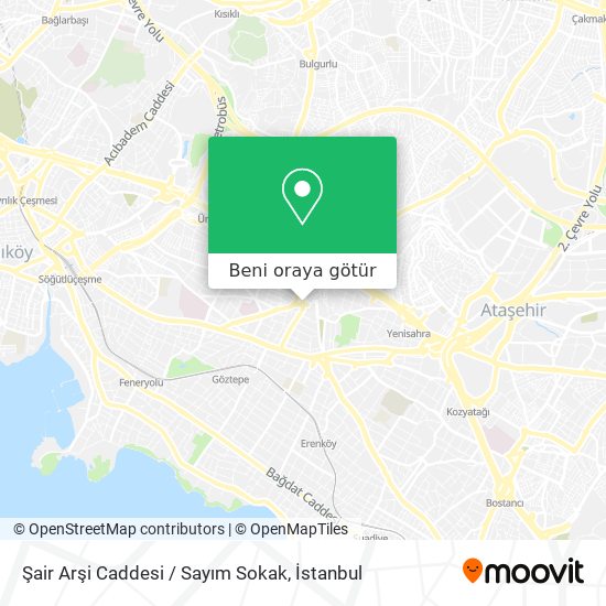 Şair Arşi Caddesi / Sayım Sokak harita