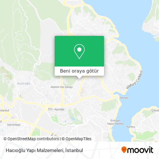 Hacıoğlu Yapı Malzemeleri harita