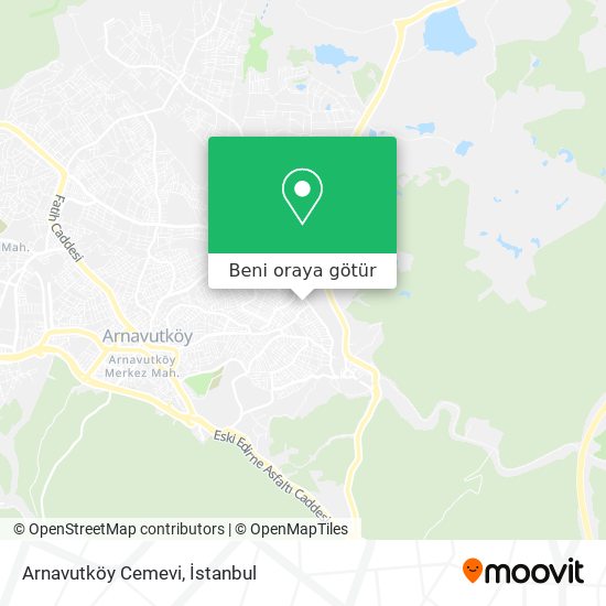 Arnavutköy Cemevi harita
