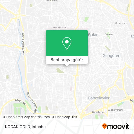 KOÇAK GOLD harita