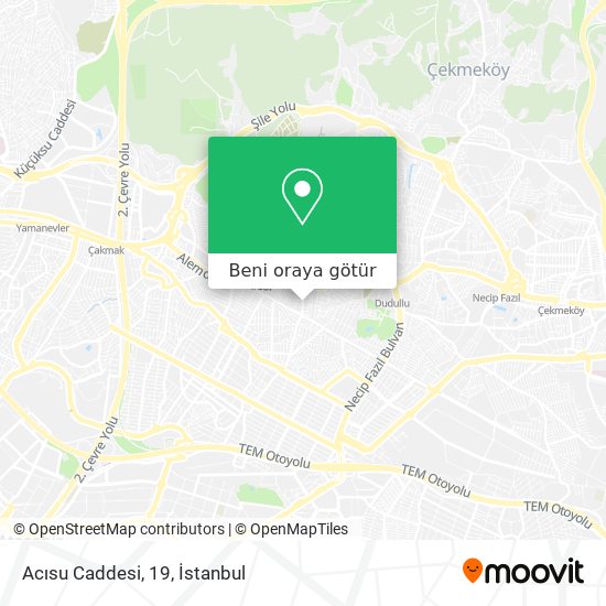Acısu Caddesi, 19 harita