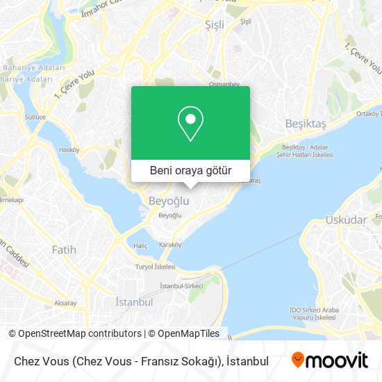 Chez Vous (Chez Vous - Fransız Sokağı) harita