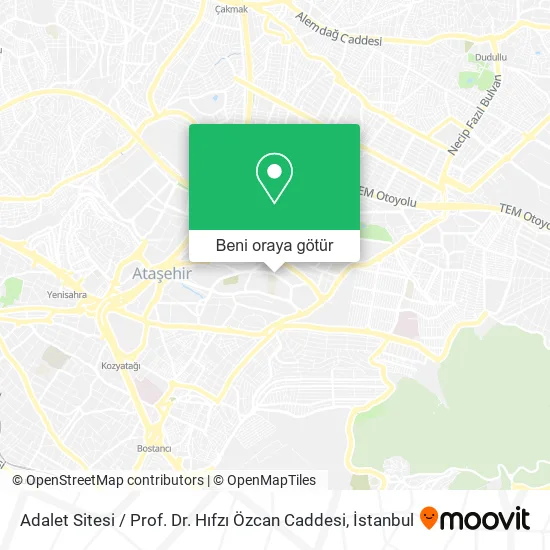 Adalet Sitesi / Prof. Dr. Hıfzı Özcan Caddesi harita