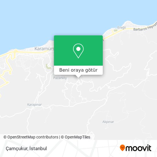 Çamçukur harita