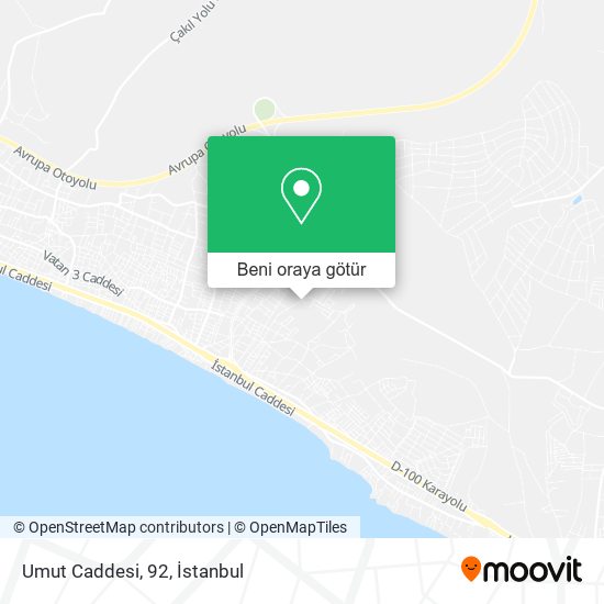 Umut Caddesi, 92 harita
