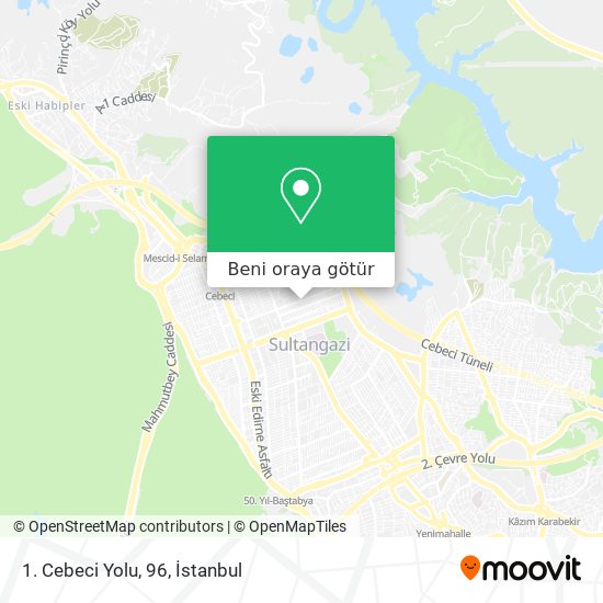 1. Cebeci Yolu, 96 harita