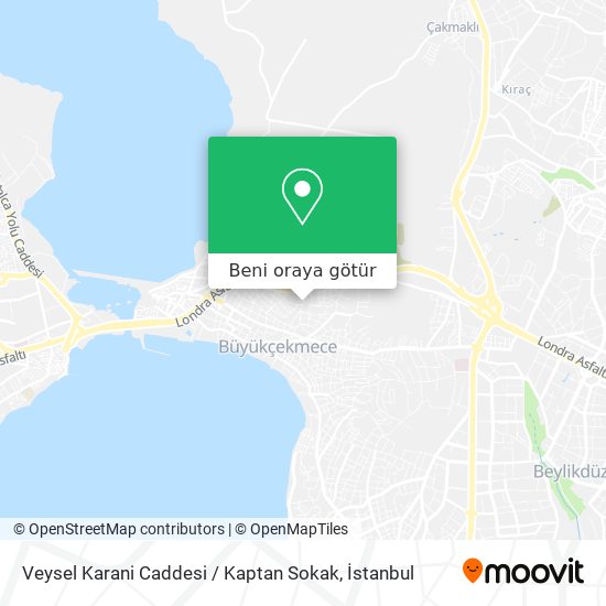 Veysel Karani Caddesi / Kaptan Sokak harita