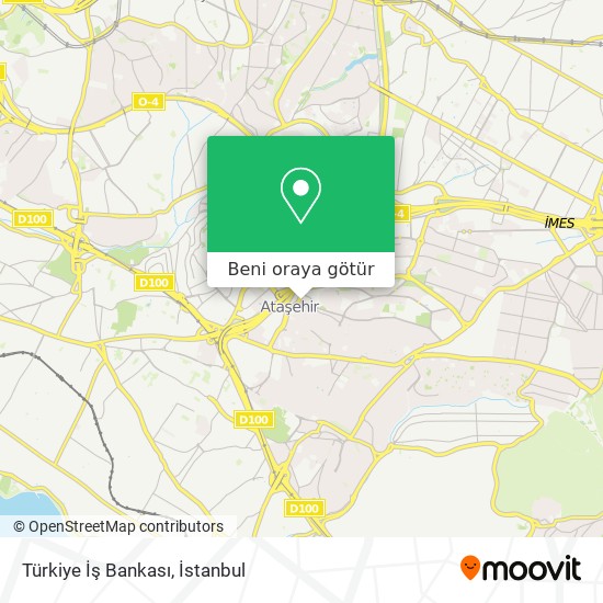 Türkiye İş Bankası harita