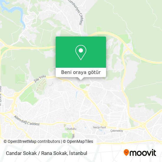 Candar Sokak / Rana Sokak harita