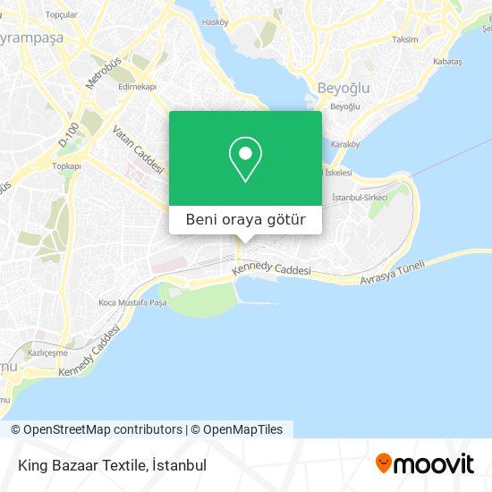 King Bazaar Textile harita