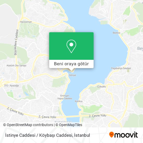 İstinye Caddesi / Köybaşı Caddesi harita