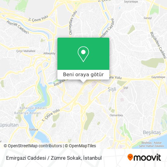 Emirgazi Caddesi / Zümre Sokak harita