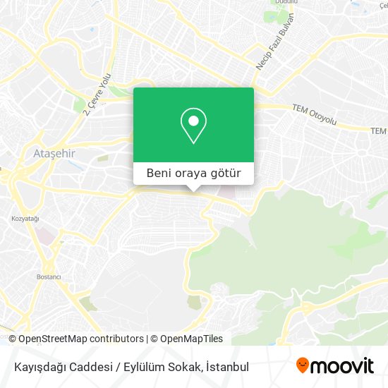 Kayışdağı Caddesi / Eylülüm Sokak harita