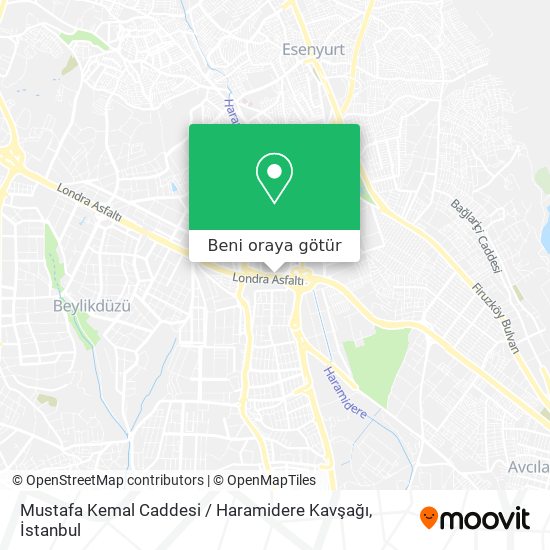 Mustafa Kemal Caddesi / Haramidere Kavşağı harita