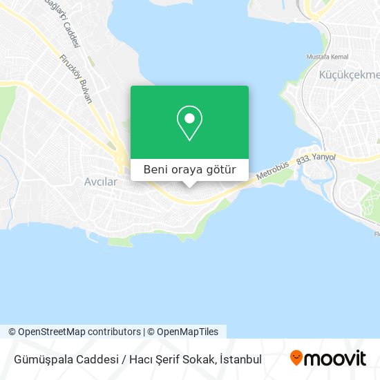 Gümüşpala Caddesi / Hacı Şerif Sokak harita