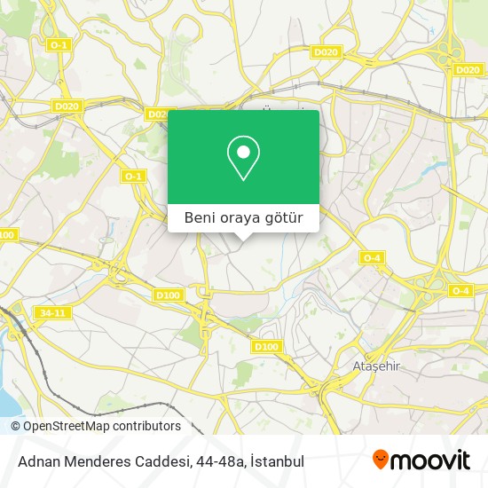 Adnan Menderes Caddesi, 44-48a harita