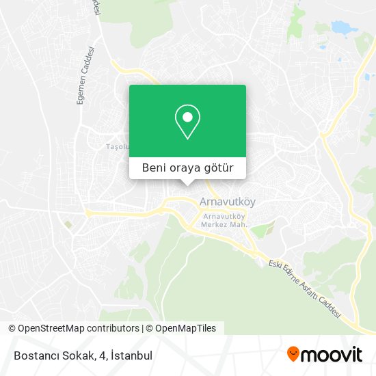 Bostancı Sokak, 4 harita