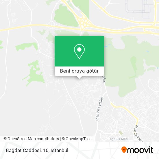 Bağdat Caddesi, 16 harita