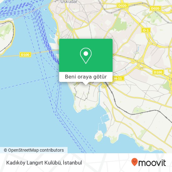 Kadıköy Langırt Kulübü harita