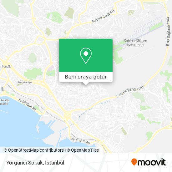 Yorgancı Sokak harita