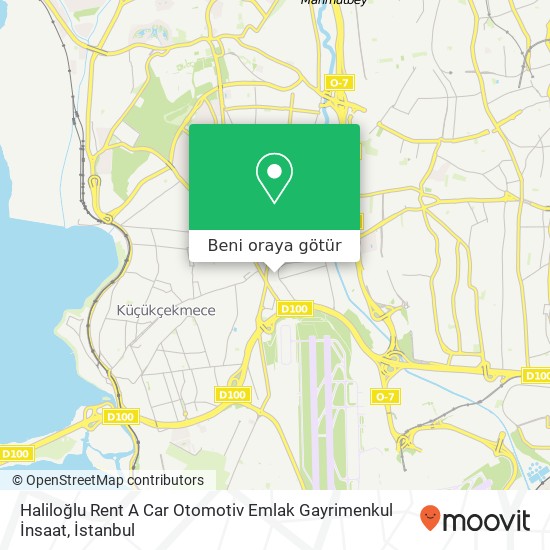 Haliloğlu Rent A Car Otomotiv Emlak Gayrimenkul İnsaat harita