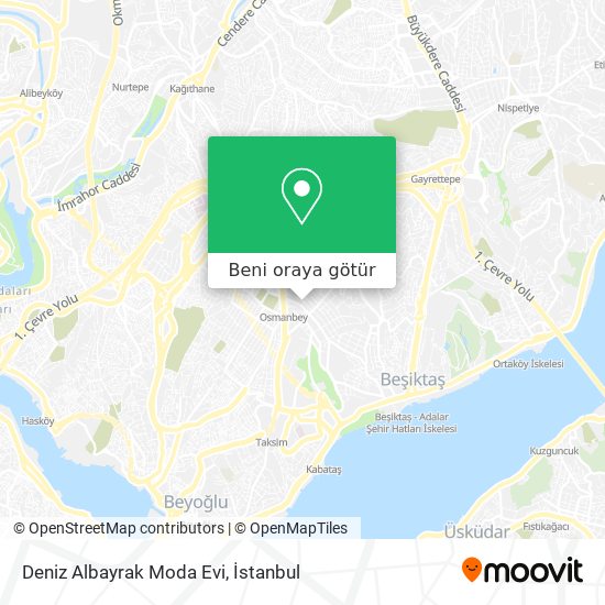 Deniz Albayrak Moda Evi harita