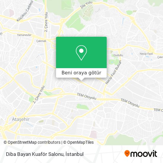 Diba Bayan Kuaför Salonu harita