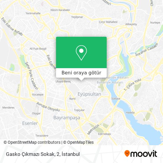 Gasko Çıkmazı Sokak, 2 harita