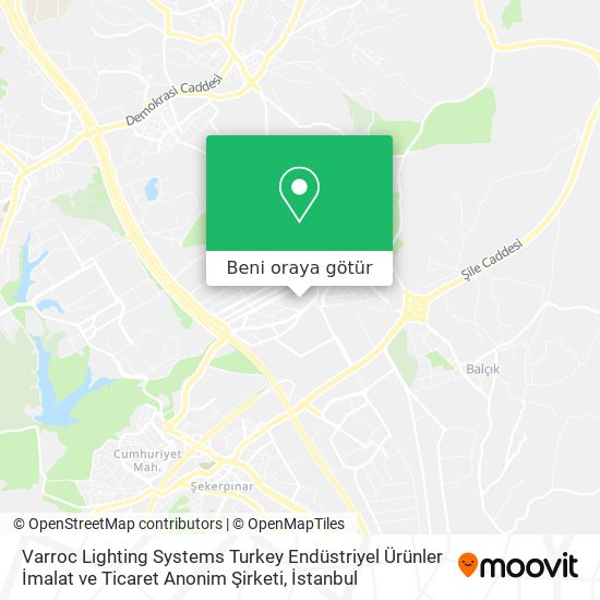 Varroc Lighting Systems Turkey Endüstriyel Ürünler İmalat ve Ticaret Anonim Şirketi harita
