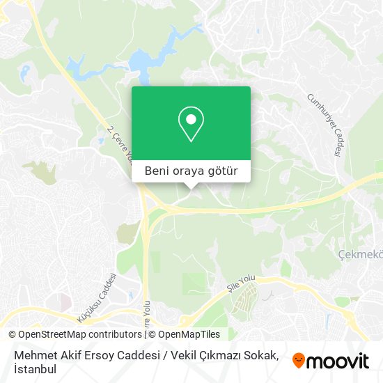 Mehmet Akif Ersoy Caddesi / Vekil Çıkmazı Sokak harita