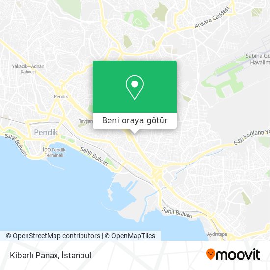 Kibarlı Panax harita