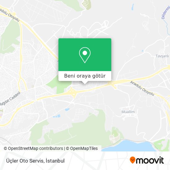 Üçler Oto Servis harita