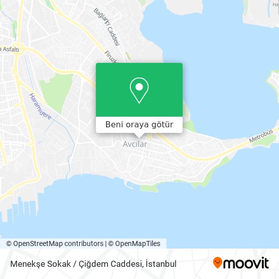 Menekşe Sokak / Çiğdem Caddesi harita