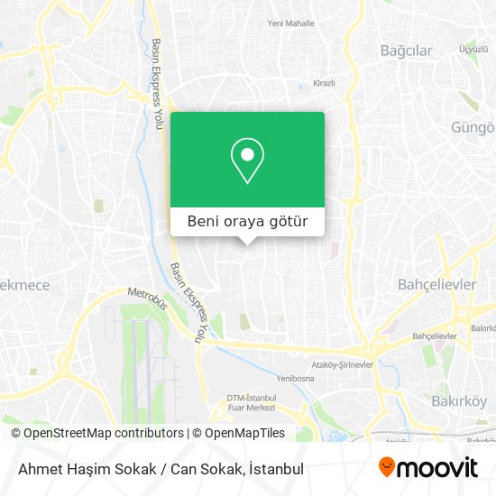 Ahmet Haşim Sokak / Can Sokak harita