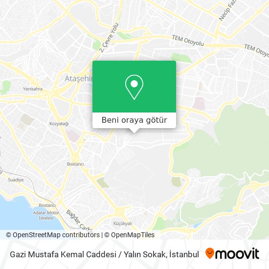 Gazi Mustafa Kemal Caddesi / Yalın Sokak harita