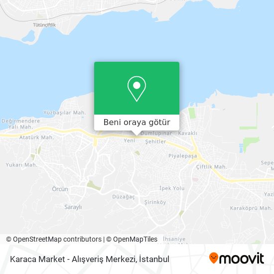 Karaca Market - Alışveriş Merkezi harita