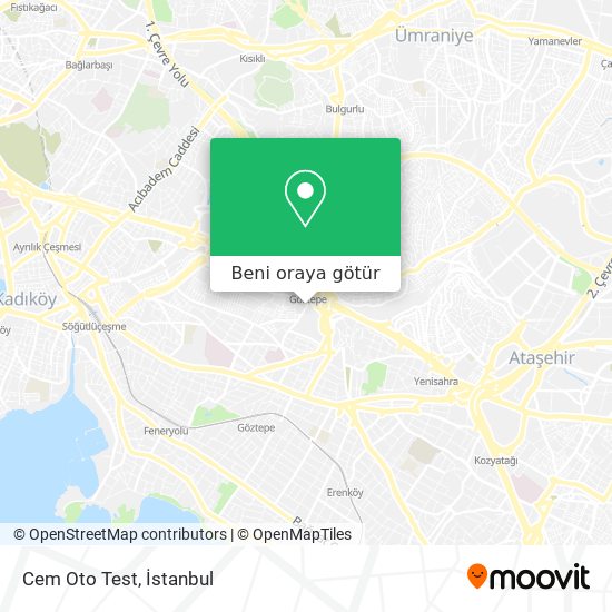 Cem Oto Test harita