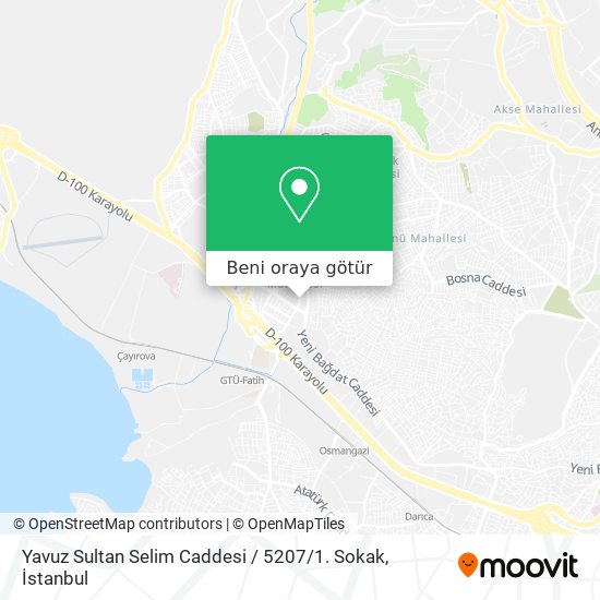 Yavuz Sultan Selim Caddesi / 5207 / 1. Sokak harita