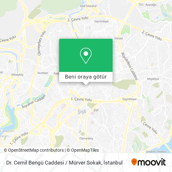 Dr. Cemil Bengü Caddesi / Mürver Sokak harita