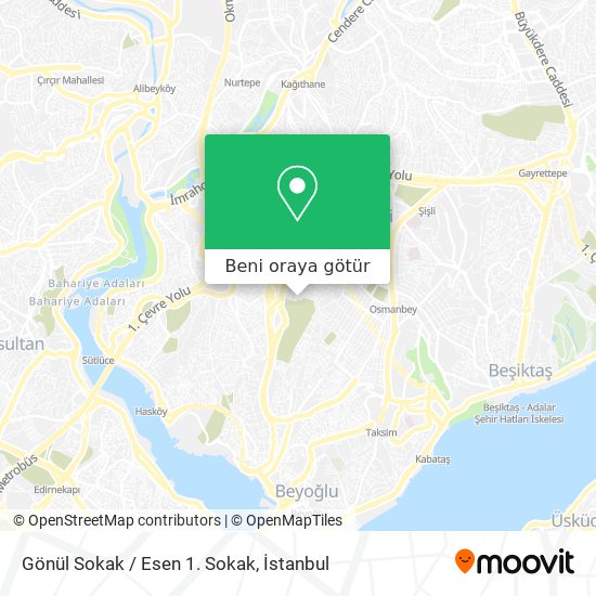 Gönül Sokak / Esen 1. Sokak harita