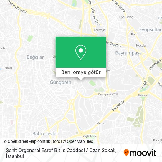 Şehit Orgeneral Eşref Bitlis Caddesi / Ozan Sokak harita