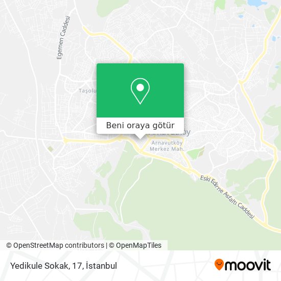 Yedikule Sokak, 17 harita