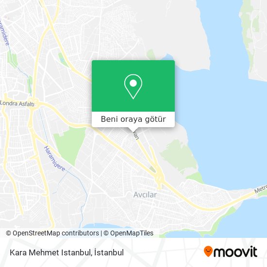 Kara Mehmet Istanbul harita