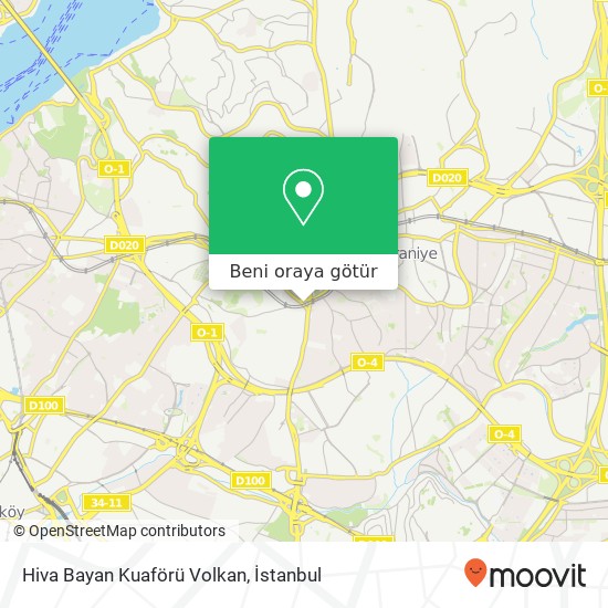 Hiva Bayan Kuaförü Volkan harita