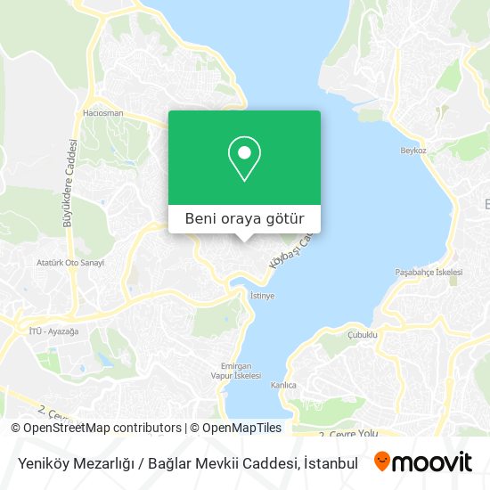 Yeniköy Mezarlığı / Bağlar Mevkii Caddesi harita