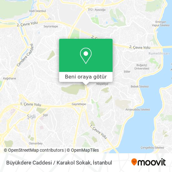 Büyükdere Caddesi / Karakol Sokak harita