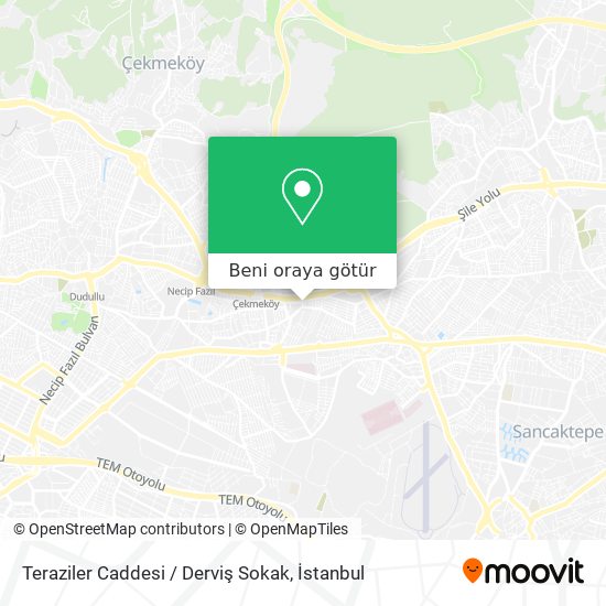 Teraziler Caddesi / Derviş Sokak harita