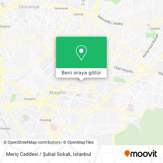 Meriç Caddesi / Şubat Sokak harita