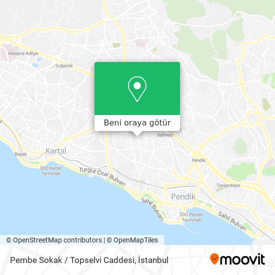 Pembe Sokak / Topselvi Caddesi harita